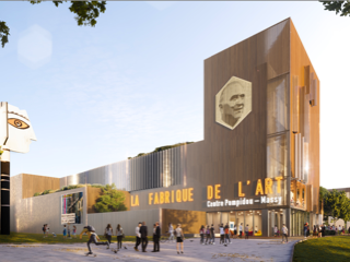 Massy, Fabrique de l'art, réserves du Centre Pompidou